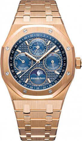 Replica Audemars Piguet Royal Oak Perpetual Calendar Rose Gold 26574OR.OO.1220OR.02 watch